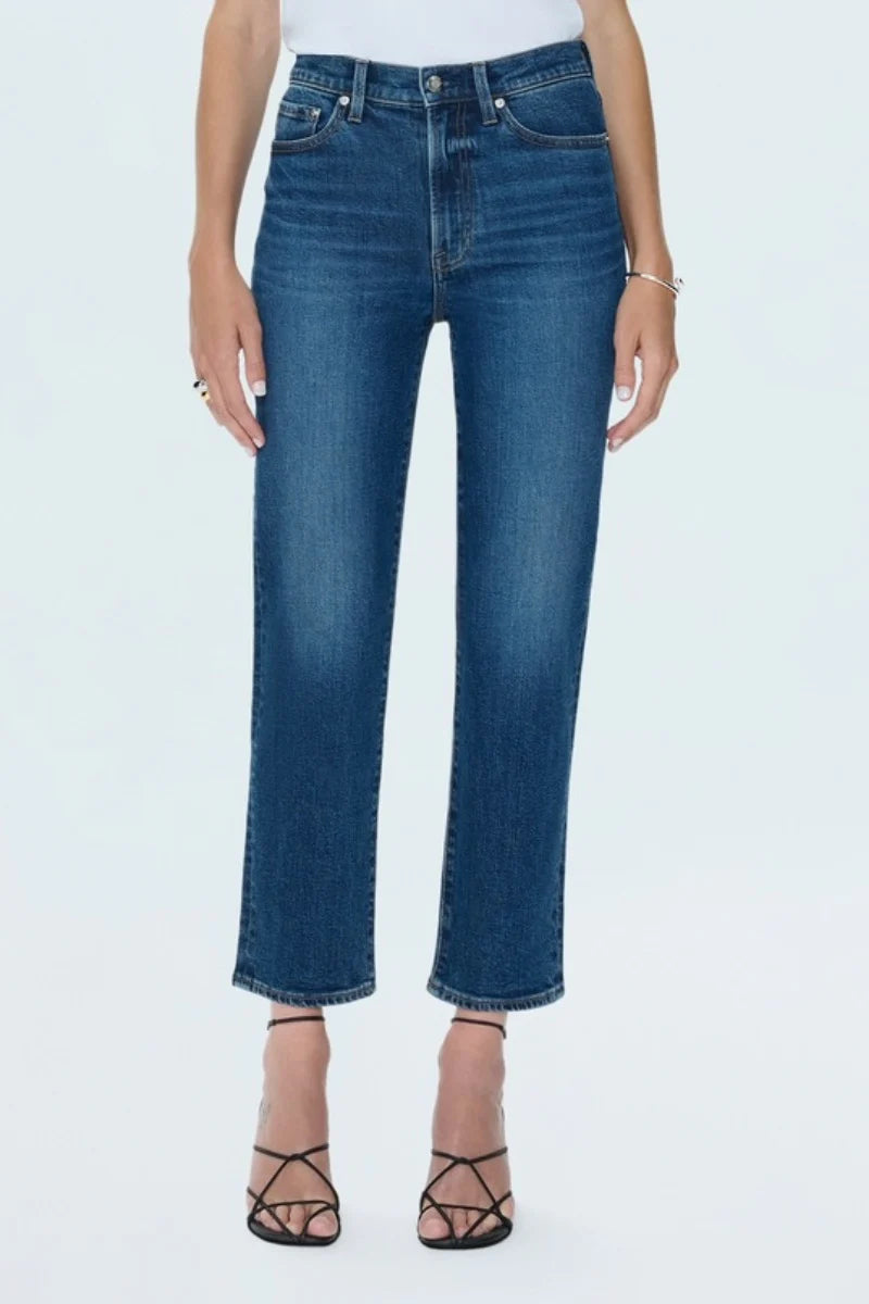 Pistola Charlie High Rise Straight Ankle Jeans