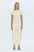 Pistola Alba Baby Tee in Lemonade - Effortless Style