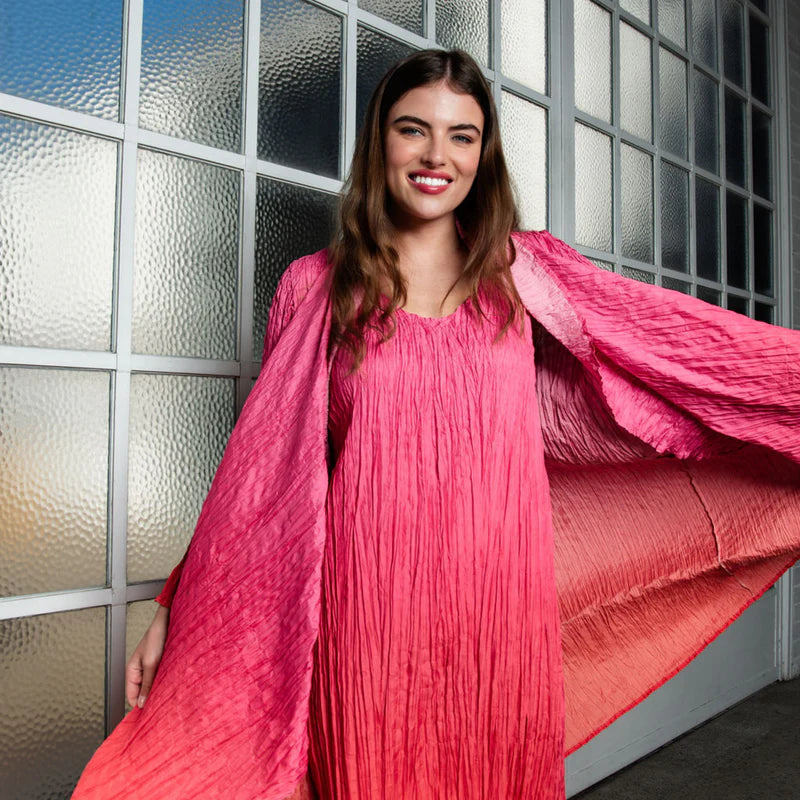 Alquema Havana Dress - Unique Hand-Pleated Design