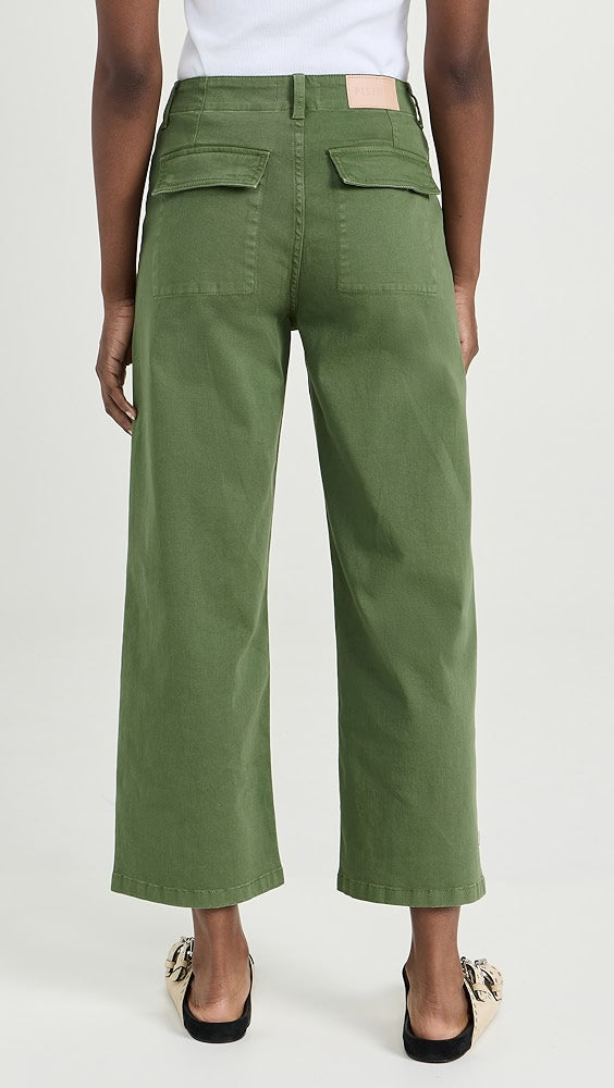 Pistola Wide-Leg Utility Ankle Pants