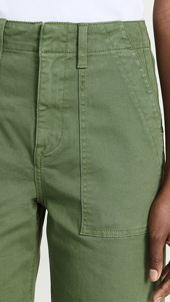 Pistola Wide-Leg Utility Ankle Pants