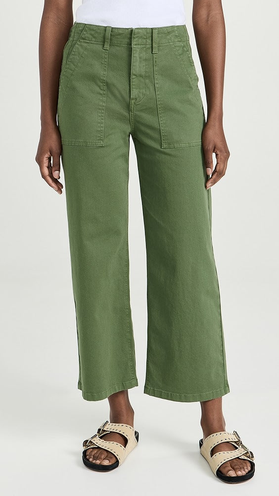 Pistola Wide-Leg Utility Ankle Pants