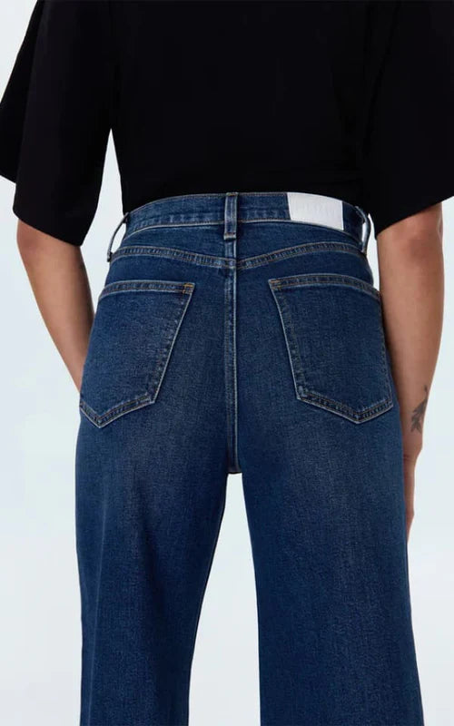 Pistola LANA Crop Jean - High Rise Wide Leg