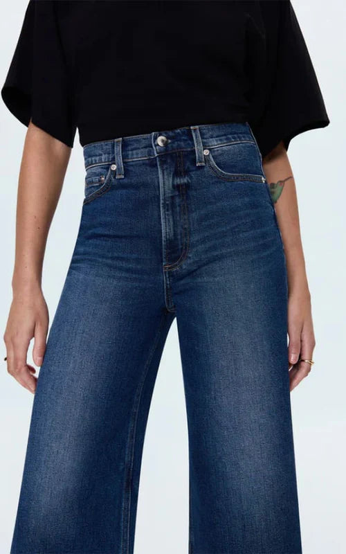 Pistola LANA Crop Jean - High Rise Wide Leg