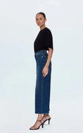 Pistola LANA Crop Jean - High Rise Wide Leg